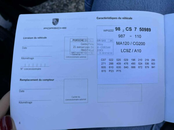 PORSCHE CAYMAN 987 PHASE 2  2.9L PDK Sors de révision – Image 19